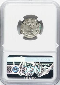 NGC AU Roman Empire Caesar Gallienus 253-268 AD, Double Denarius Silver Coin