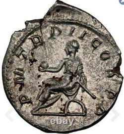 NGC AU Roman Empire Caesar Philip I Arab 244-249 Double Denarius Silver Coin