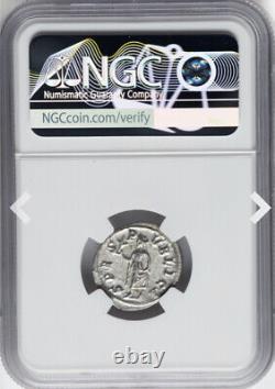 NGC AU Severus Alexander 222-235 Roman Empire Caesar AR Denarius Coin HIGH GRADE