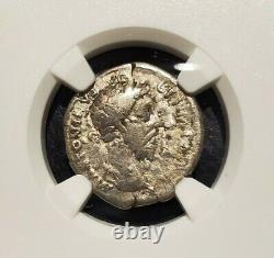 NGC AUTHENTICATED ROMAN EMPIRE MARCUS AURELIUS DENARIUS 161-180 ce detailed coin