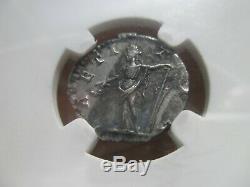 NGC Certified XF Julia Domna Roman Silver Denarius Coin 193-217AD