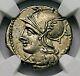 Ngc Ch Au 4/5-2/5 Baebius Qf Tampilus Denarius 137 Bc Roman Republic Silver Coin