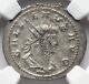Ngc Ch Au Caesar Gallienus 253-268 Ad, Roman Empire Denarius Coin, Luna Reverse