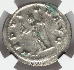 NGC Ch AU Claudius II 268-270 AD Roman Empire Denarius Coin, POSEIDON withTRIDENT