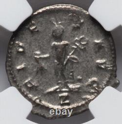 NGC Ch AU Claudius II Caesar 268-270 AD Roman Empire Ancient Rome Denarius Coin