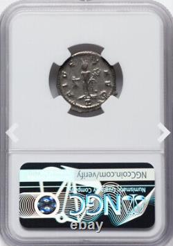 NGC Ch AU Claudius II Caesar 268-270 AD Roman Empire Ancient Rome Denarius Coin