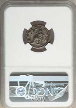 NGC Ch F Roman Empire Julia Maesa, AD 218-224/5 AR Denarius Silver Coin Rare