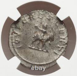 NGC Ch VF Roman Empire Valerian II 256-258AD BI Double Denarius RARE Silver Coin