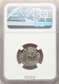 NGC Ch VF Roman Empire Valerian II 256-258AD BI Double Denarius RARE Silver Coin