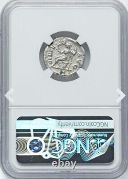 NGC Ch XF 222-235 Severus Alexander Roman Empire Denarius Coin, Caesar Ancient