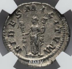 NGC Ch XF Maximinus I 235-238 AD, Caesar Roman Empire Denarius Coin, HIGH GRADE