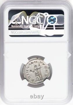 NGC Ch XF Philip II 247-249 AD, Roman Empire Arab AR Double Denarius Silver Coin
