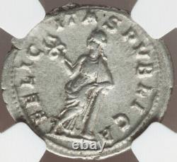 NGC Ch XF Roman Empire Julia Mamaea, AD 222-235 AR Denarius Silver Coin Rare