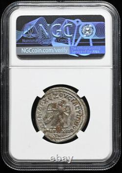 NGC Ch XF Tetradrachm Philip II 247-249 AD Arab Antioch Roman Empire Caesar Coin