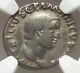 Ngc F Fine Vitellius. Ad 69 Ar Denarius Coin, Emperor For 8 Months, Roman Empire