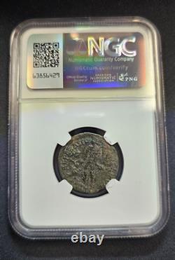 NGC Graded Roman AE2 of Valentinian II Antioch (AD 375 -392) NGC Ancients Coin