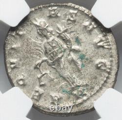NGC MS Claudius II 268-270 AD Roman Empire Bi Denarius Coin, AEQUITAS w SCALES