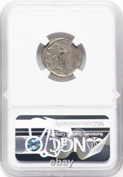 NGC MS Claudius II 268-270 AD Roman Empire Dbl Denarius Coin, JUNO with PEACOCK