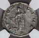 Ngc Ms Claudius Ii 268-270 Ad Roman Empire Mint Denarius Coin, Juno With Peacock