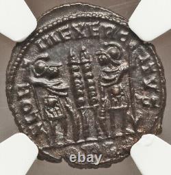NGC MS Constantine I The Great Roman Empire 307-337 AD BI Nummus Coin, Top Pop