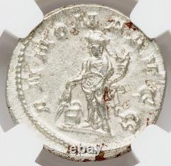 NGC MS Roman Empire Caesar Philip I 244-249 AD AR Double-Denarius Silver Coin
