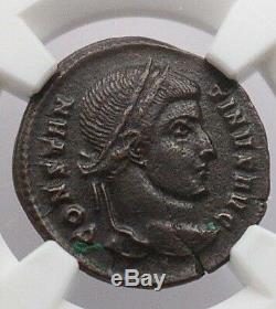 NGC ROMAN COIN Constantine I, AD 307-337. AE3 (BI Nummus)CH XF. Nr. 370