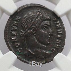 NGC ROMAN COIN Constantine I, AD 307-337. AE3 (BI Nummus)CH XF. Nr. 370