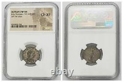 NGC Roman Empire AD 222 235 Julia Mamaea AR Denarius Silver Coin Ch XF