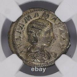 NGC Roman Empire AD 222 235 Julia Mamaea AR Denarius Silver Coin Ch XF