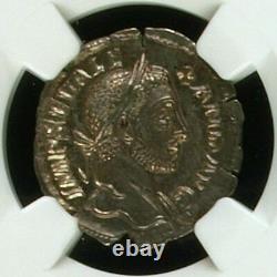 NGC Roman Empire AD 222 235 Severus Alexander AR Denarius Silver Coin Ch AU