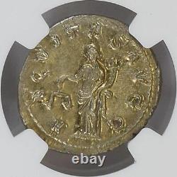 NGC Roman Empire AD 244 249 Philip I AR Double Denarius Silver Coin MS Lustre