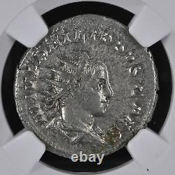 NGC Roman Empire AD 247 249 Philip II AR Double Denarius Silver Coin AU