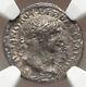 Ngc Vf 98-117 Ad Roman Empire Trajan Caesar Ar Denarius Silver Coin, Toning