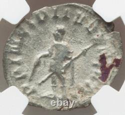 NGC VF Herennius Etruscus AD 251, AR Double Denarius, Roman Empire Silver Coin