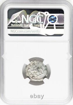 NGC VF Plautilla 202-205 AD Roman Empire Wife of Caracalla Denarius Silver Coin