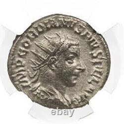 NGC VF Roman Silver Antoninianus of Gordian III AD238-244 Youngest Roman Emperor