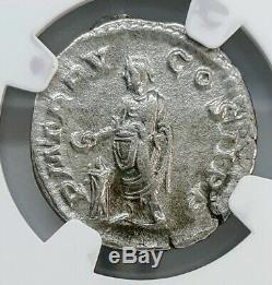 NGC VF. Severus Alexander. Roman Empire AD 222-235. Ancient Silver Denarius Coin