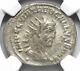 Ngc Vf Treb Gallus 251-253 Ad, Roman Empire Rome Ar Double Denarius Silver Coin