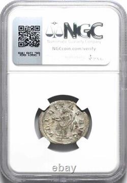 NGC VF Treb Gallus 251-253 AD, Roman Empire Rome AR Double Denarius Silver Coin