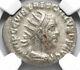 Ngc Vf Treb Trebonianus Gallus 251-253 Ad, Roman Empire Denarius Silver Coin