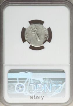 NGC VG 69-79 AD Roman Empire Vespasian Caesar AR Denarius Silver Coin, Rare