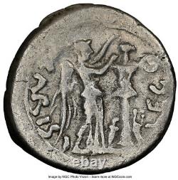 NGC VG Roman Empire Augustus 27 BC 14 AD AR Quinarius Silver Coin, SCARCE