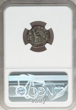 NGC VG Vitellius 69 AD Roman Empire Caesar AR Denarius Silver Coin, Very Rare