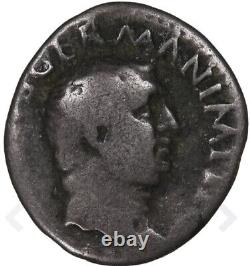 NGC Vitellius AD 69 AR Denarius Coin, Emperor For 8 Months, Roman Empire, SCARCE