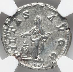 NGC XF Julia Domna, AD 193-217 AD Roman Empire Denarius Coin, Wife Of S. Severus