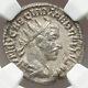 Ngc Xf Roman Empire Treb Gallus 251-153 Ad Ar Double Denarius Silver Coin, Sharp