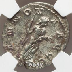 NGC XF Roman Empire Treb Gallus 251-153 AD AR Double Denarius Silver Coin, SHARP