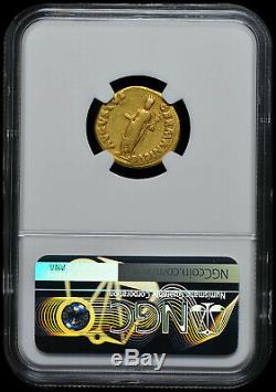 Nero (AD 54-68) Roman AV gold aureus coin Colossus RIC 46 NGC certified