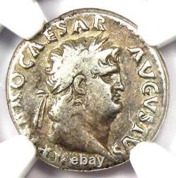 Nero AR Denarius Roman Silver Coin 54-68 AD Certified NGC Choice Fine