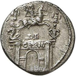 Nero Claudius Drusus 41AD NGC Certified XF Silver Roman Coin Extremely Rare